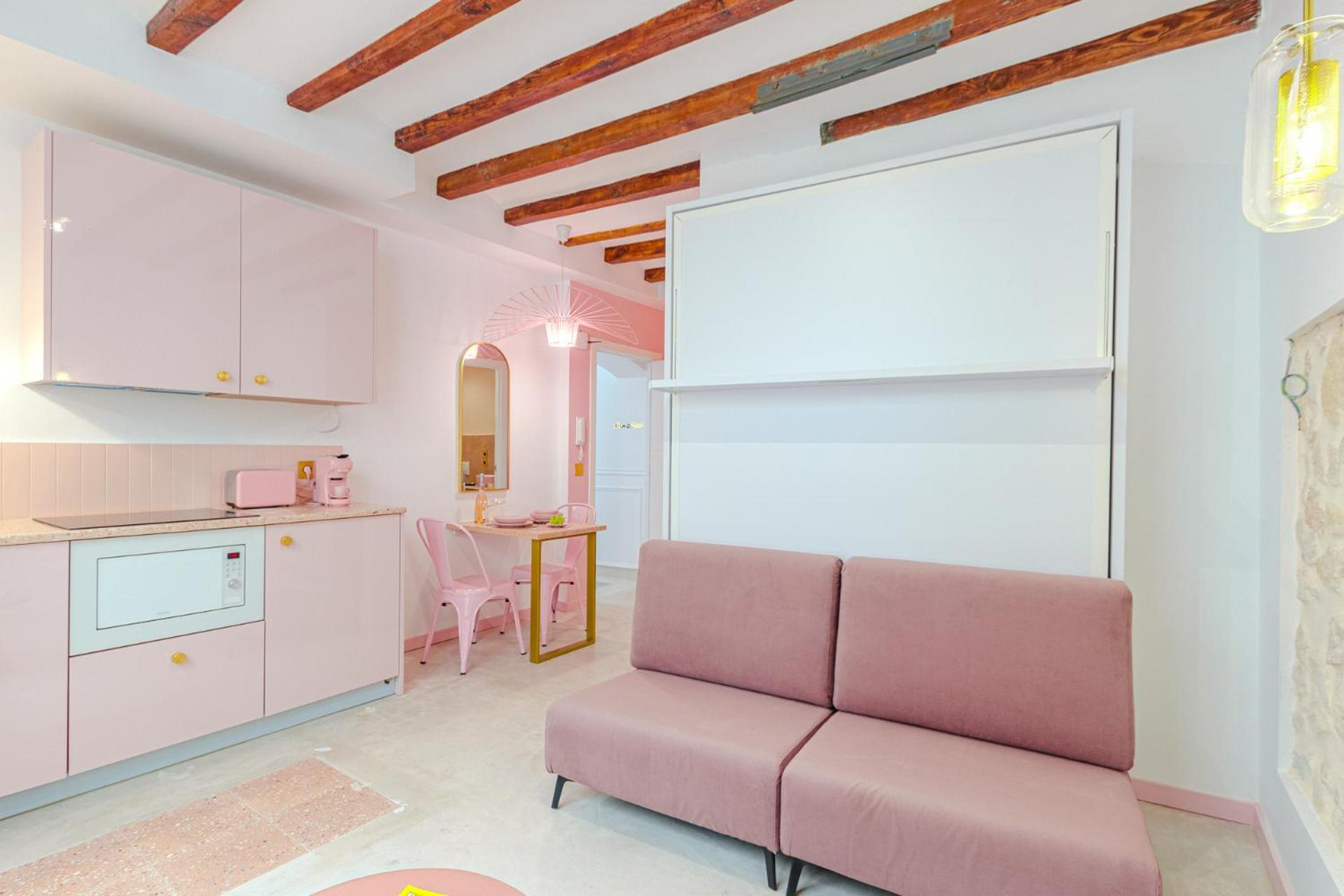 Glamorous Pink Studio In City Center Alicante Ngoại thất bức ảnh
