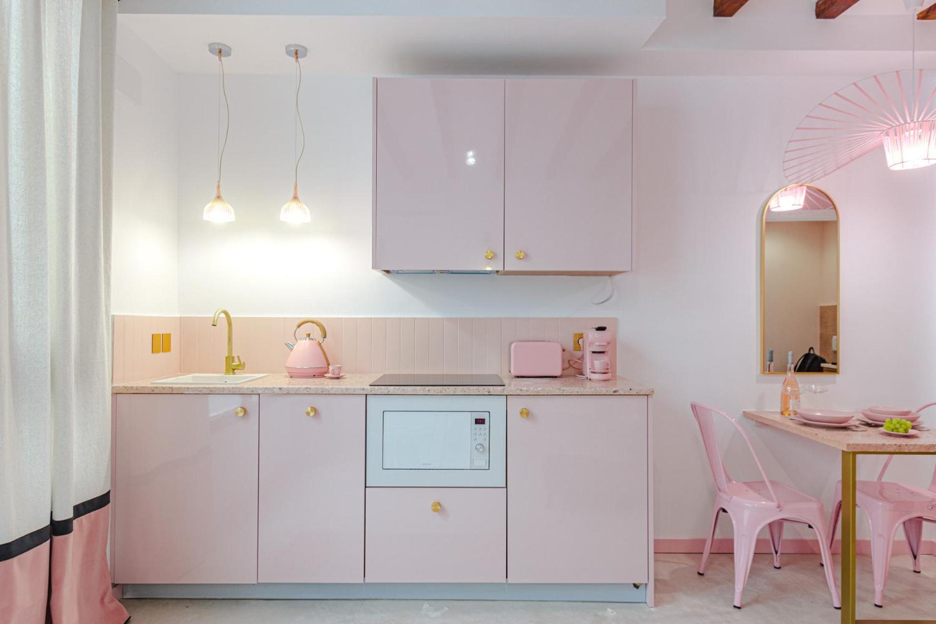 Glamorous Pink Studio In City Center Alicante Ngoại thất bức ảnh