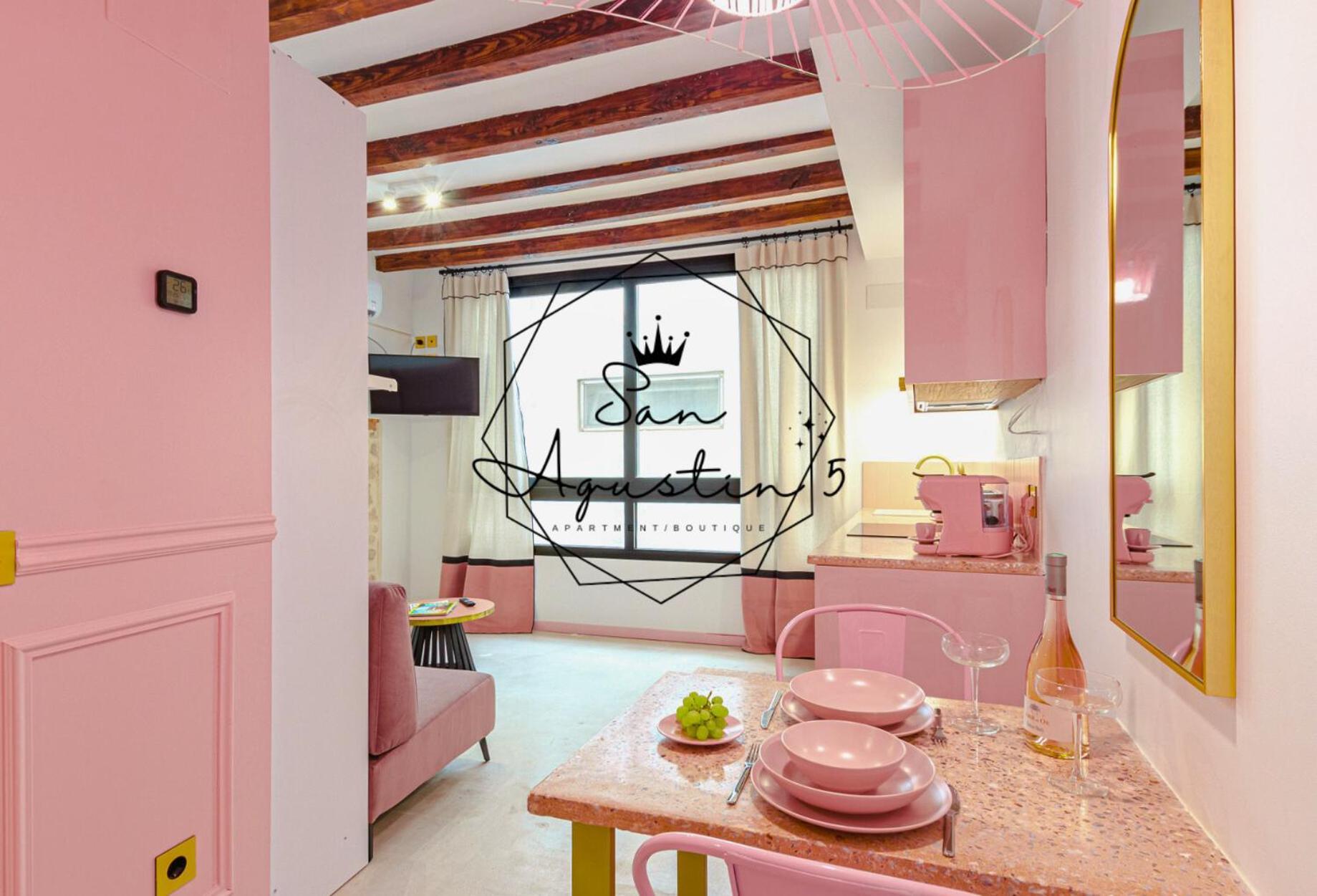 Glamorous Pink Studio In City Center Alicante Ngoại thất bức ảnh